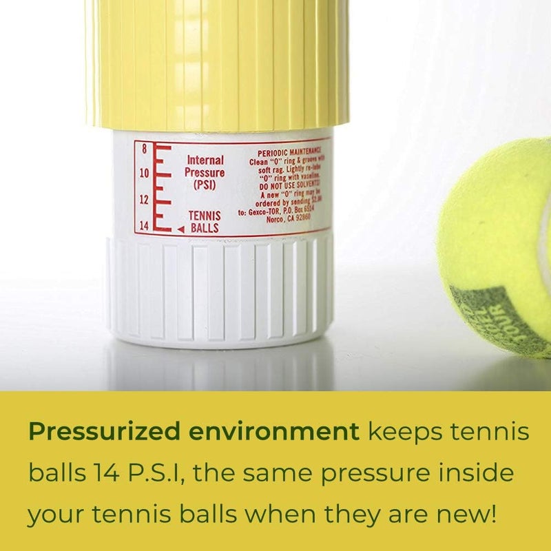 Gexco Tennis Ball Saver - Pressurized Storage for Fresh Tennis Balls - Image 5